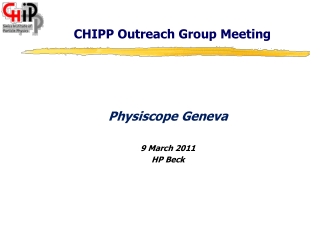 CHIPP Outreach Group Meeting