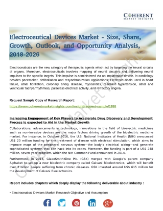 Electroceutical Devices Market - Global Forecast to 2026