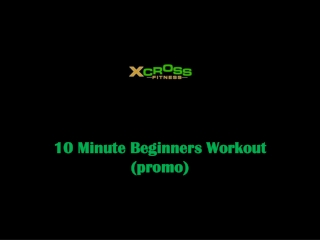 10 Minute Beginners Workout (promo)