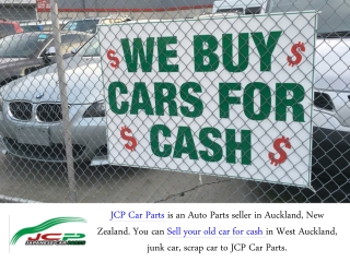 Receiving Cash For Cars Online - JCP Car Parts