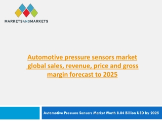 Automotive Pressure Sensors Market