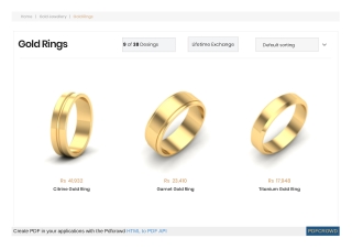 Gold ring price