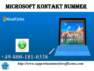 Microsoft kontakt Nummer 49-800-181-0338