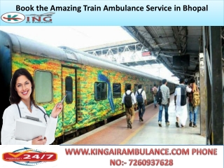 Book the Amazing Train Ambulance Service in Bhopal