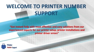 Printer Support Number - printernumbersupport.com