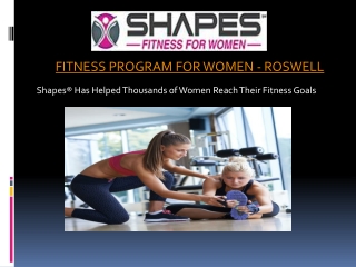 Female Fitness Center in Roswell