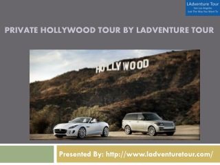 Private Hollywood Tour By Ladventure Tour