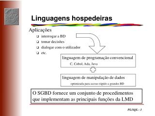 Linguagens hospedeiras