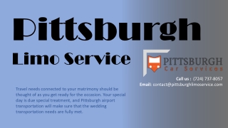 Pittsburgh Airport Transportation
