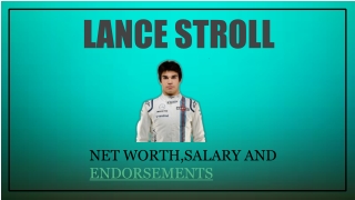 Lance Stroll’s Net Worth, Salary and Endorsements