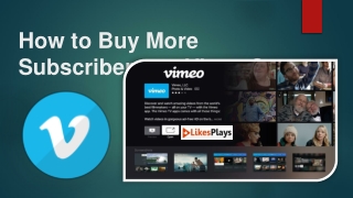How to Buy More Subscribers on Vimeo?