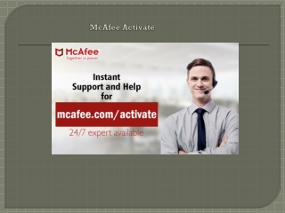 mcafee.com/activate - Install and Activate McAfee MIS Retail Card
