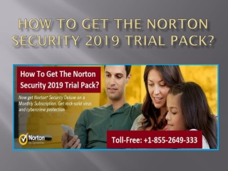 How To Get The Norton Security 2019 Trial Pack?