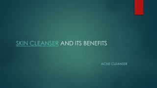 Skin Cleanser