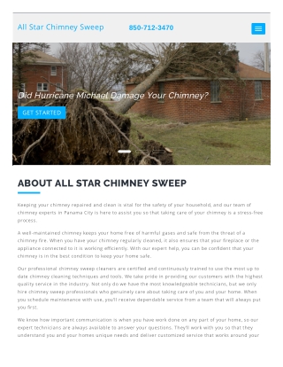 Reliable chimney cleaning service Panama City