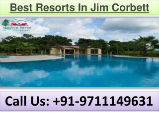 Best Resorts In Jim Corbett