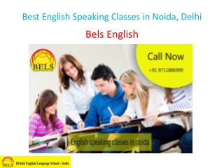 Best English Speaking Classes in Noida, Delhi
