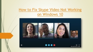 How to Fix Skype Video Not Working on Windows 10