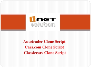 Autotrader Clone Script - Cars.com Clone Script