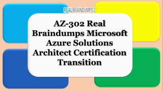 Get Latest Microsoft AZ-302 Exam Dumps