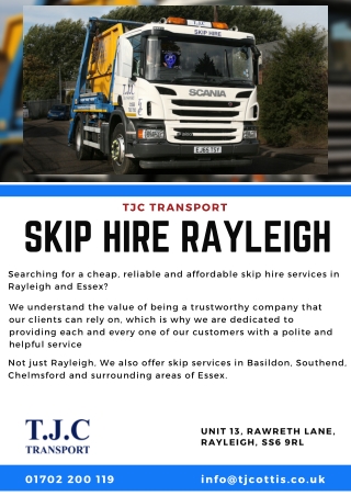 Skip HIre Rayleigh