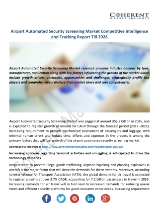 Airport Automated Security Screening Market