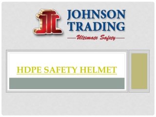 HDPE SAFETY HELMET AND FIBER METAL HELMET