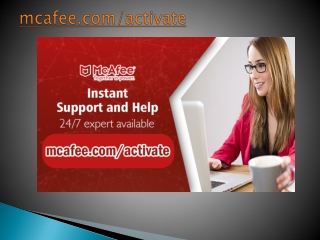 mcafee.com/activate - Install McAfee Activate