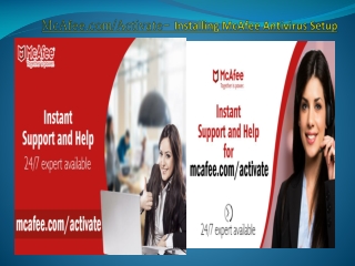 McAfee.com/Activate- installing mcafee antivirus setup