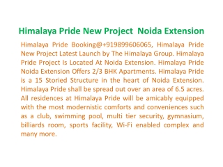 Himalaya Pride Project _9899303232_ Himalaya Pride Noida