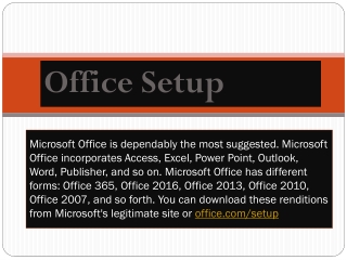 Office.com/setup – Office Download Support