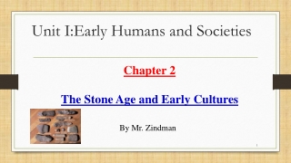 Chapter 2 The Stone Age and Early Cultures