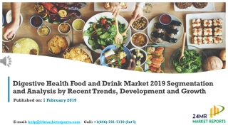 Digestive Health Food and Drink Market Research Report 2019