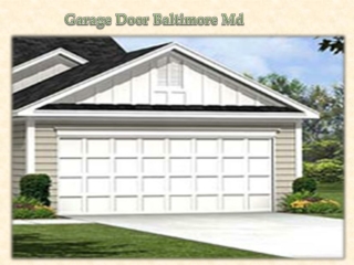 Garage Door Baltimore Md