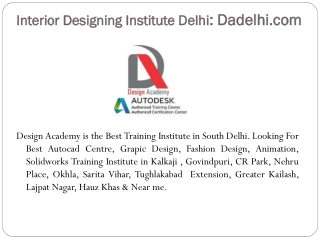 interior designing institute delhi