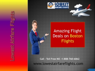 Find amazing Flight Deals on Boston Flights