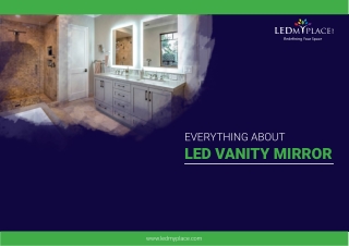 Design Your Dream Bathroom With LED Vanity Mirror - Exclusively At The LEDMyplace