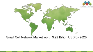 Small Cell Networks Market Overview – Reports by MarketsandMarkets™