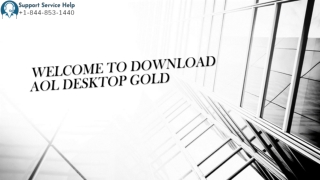 Download AOL Desktop Gold 1-844-853-1440 | Latest Version