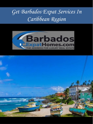 Get Barbados Expat Services In Caribbean Region