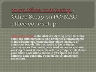 Office.com/setup Office Activation Support
