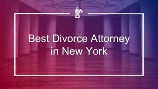 Best Divorce Attorney in New York