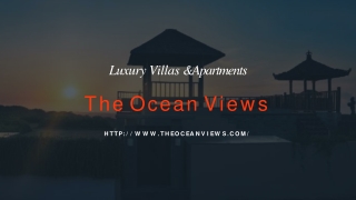 Payment Structure at The Ocean Views