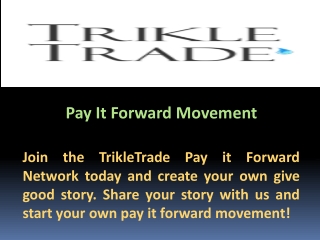 Pay It Forward Movement