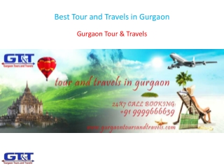 Best Tour and Travels in Gurgaon