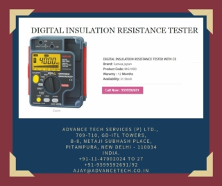 Insulation Resistance Tester