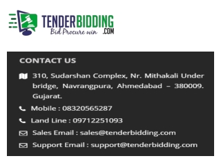 Tender bidding