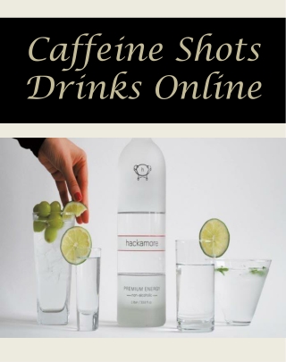 Caffeine Shots Drinks Online
