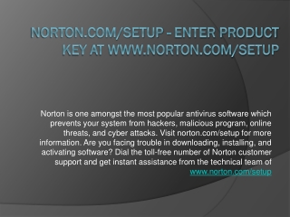 NORTON.COM/SETUP - NORTON ANTIVIRUS TOLLFREE SUPPORT
