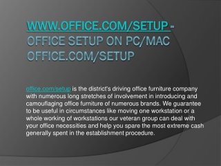 Office.com/setup Office Activation Tollfree Support